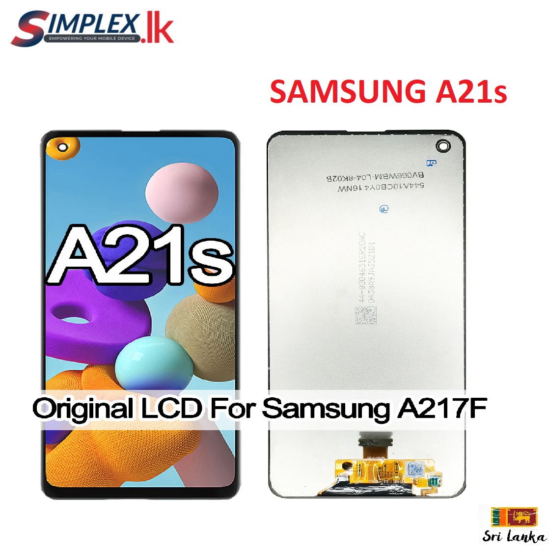 Samsung Galaxy A21s A217 LCD Display Simplex U Technologies