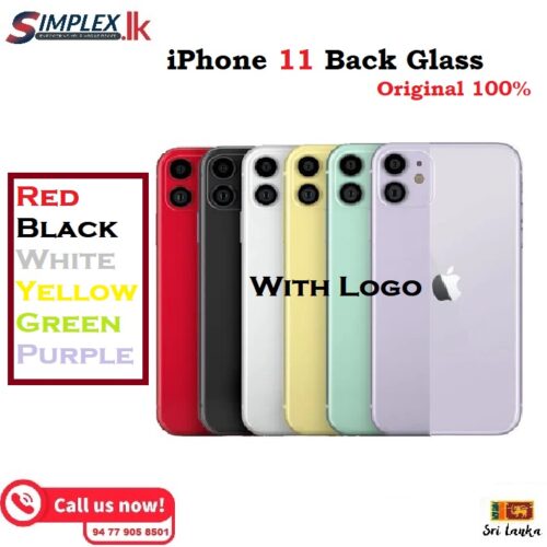 iPhone 11 Back Glass Original Color 100%