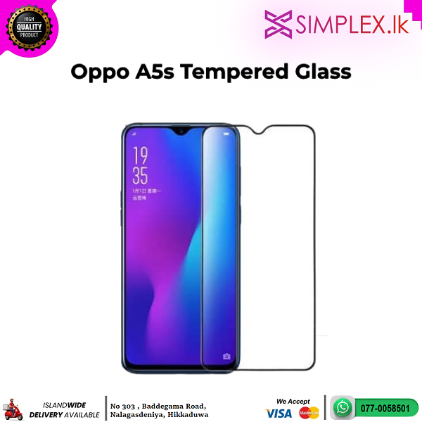 Oppo A5s Tempered Glass