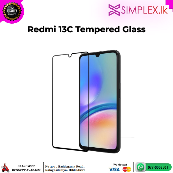 Redmi 13C Tempered Glass