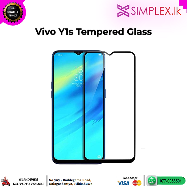Vivo Y1s Tempered Glass